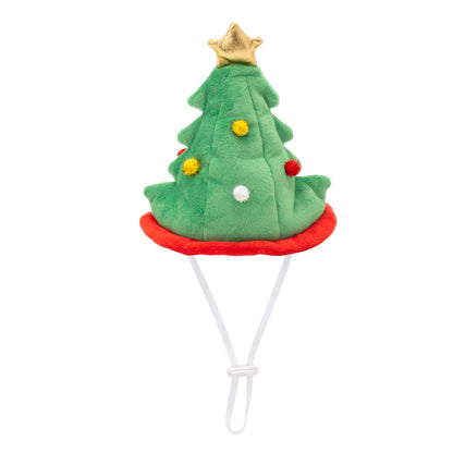 Christmas Tree Dog Hat – Polyester, Green, Sizes S, L