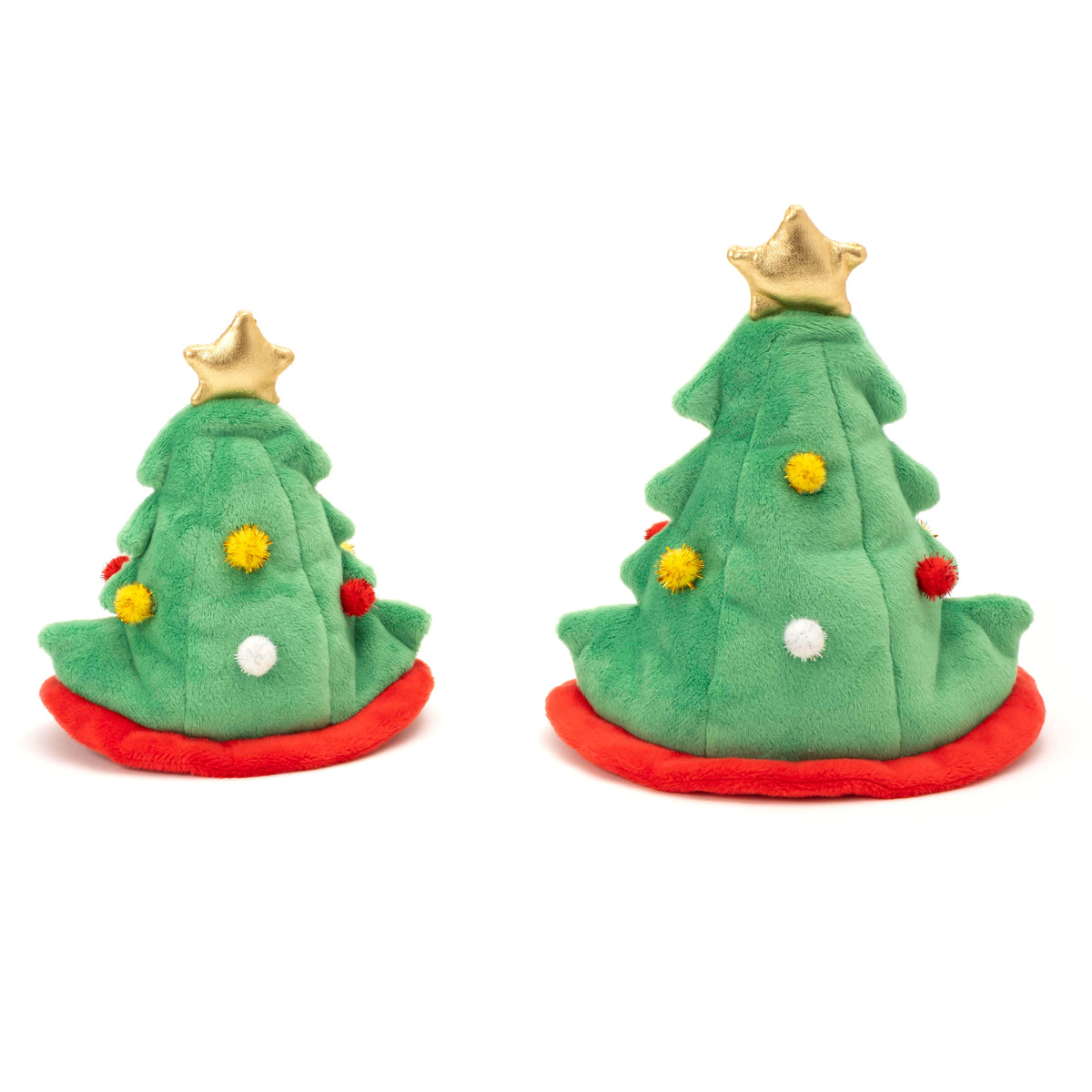 Christmas Tree Dog Hat – Polyester, Green, Sizes S, L