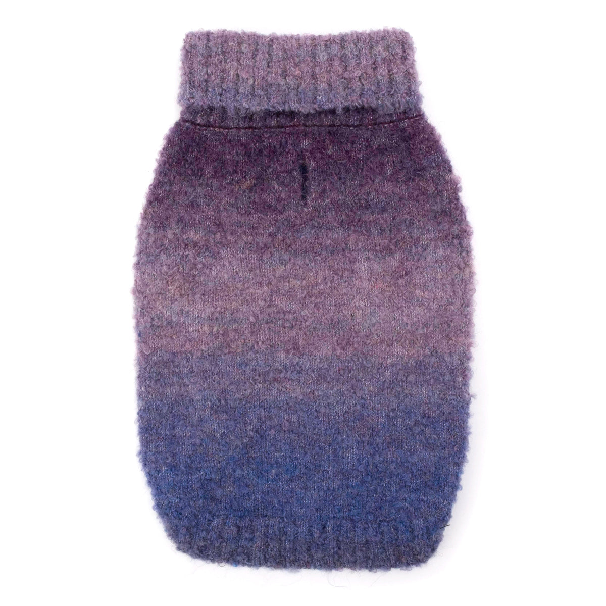 Purple Ombre Dog Turtleneck Sweater, purple, main product view