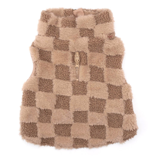 Fur Check 1/2 Zip Dog Sweater – Polyester, 4 colours, Sizes XS–XXL