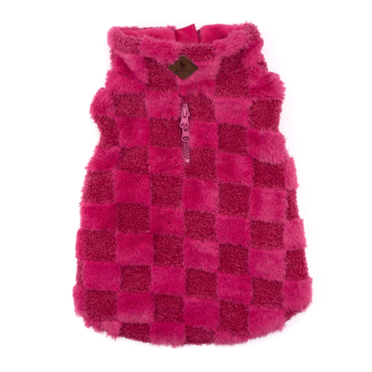 Fur Check 1/2 Zip Dog Sweater – Polyester, 4 colours, Sizes XS–XXL