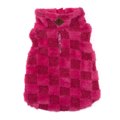 Fur Check 1/2 Zip Dog Sweater – Polyester, 4 colours, Sizes XS–XXL