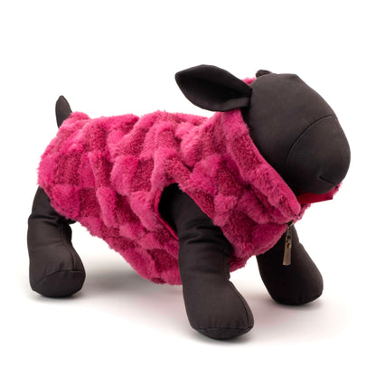 Fur Check 1/2 Zip Dog Sweater – Polyester, 4 colours, Sizes XS–XXL