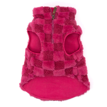 Fur Check 1/2 Zip Dog Sweater – Polyester, 4 colours, Sizes XS–XXL