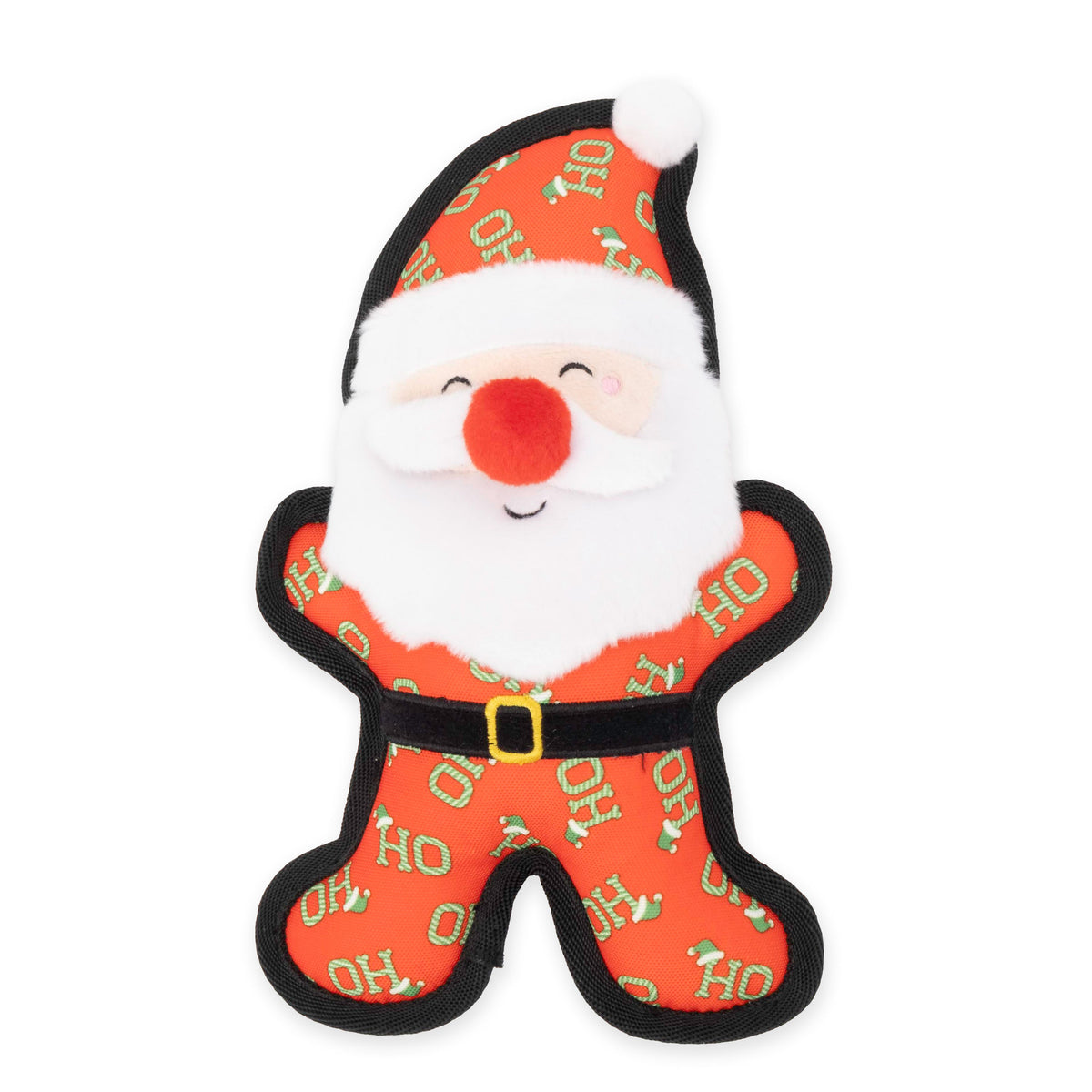 Ho Ho Ho Santa Dog Dog Toy – Red, Sizes S, L