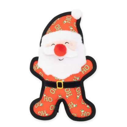 Ho Ho Ho Santa Dog Dog Toy – Red, Sizes S, L