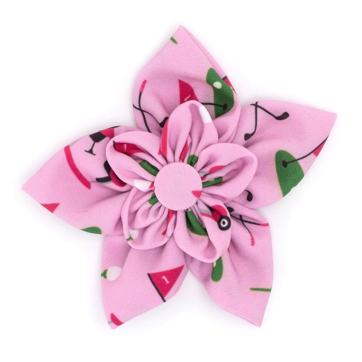 Golf Dog Flower – Polyester, Pink, Sizes S, L