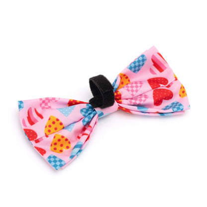 Love is Love Dog Bow Tie – Polyester, Pink, Sizes S, L