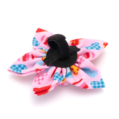 Love is Love Dog Flower – Polyester, Pink, Sizes S, L