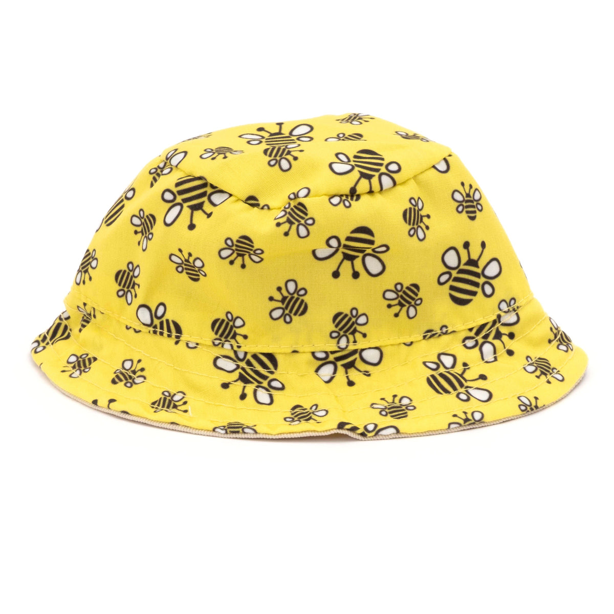 Bzzz! Bucket Dog Hat – Polyester, Yellow, Sizes S–XL