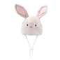 Bunny Party Dog Hat – Nylon, White, Sizes S, L