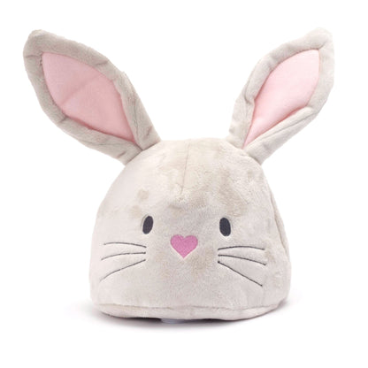 Bunny Party Dog Hat – Nylon, White, Sizes S, L
