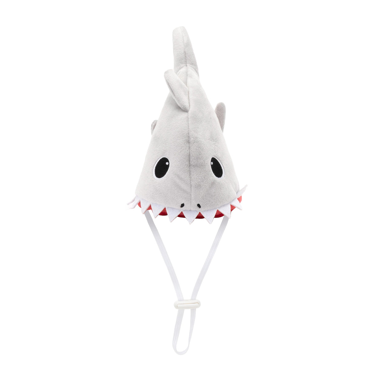 Shark Party Dog Hat – Nylon, Gray, Sizes S, L