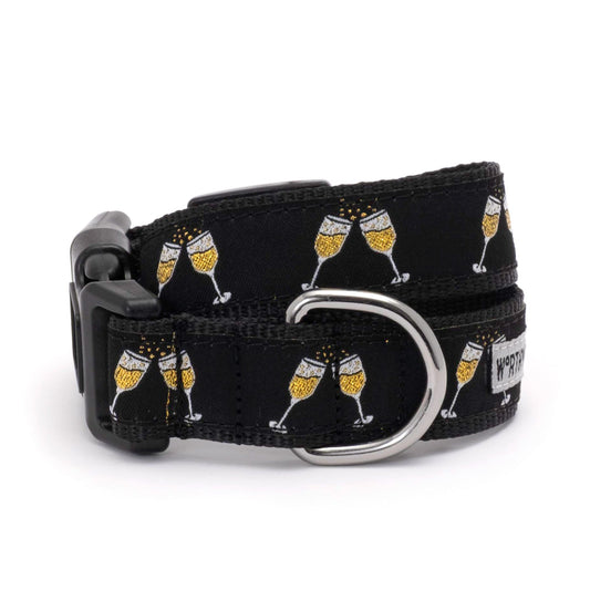 Celebration Dog Dog Collar – Black, Sizes XS–XL