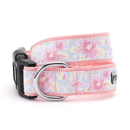 Fancy Floral Dog Dog Collar – Blue, Sizes XS–XL