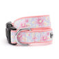 Fancy Floral Dog Dog Collar – Blue, Sizes XS–XL