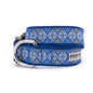 Medallion Dog Dog Collar – Blue & Pink, Sizes XS–XL