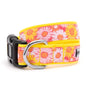 Preppy Floral Dog Dog Collar – Pink, Sizes XS–XL