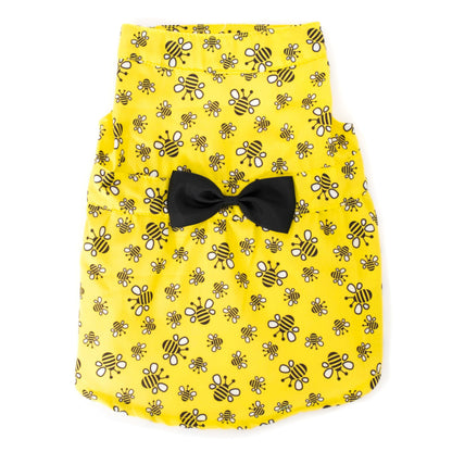 Bzzz! Dog Dress – Polyester, Yellow, Sizes XS–XXL