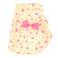 Fancy Floral Dog Dress – Polyester, Yellow & Blue, Sizes XS–XXL