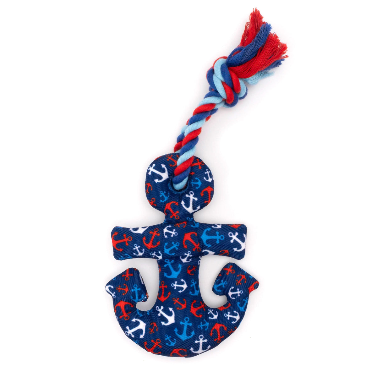 Anchors Away Dog Dog Toy – Navy, Size One Size