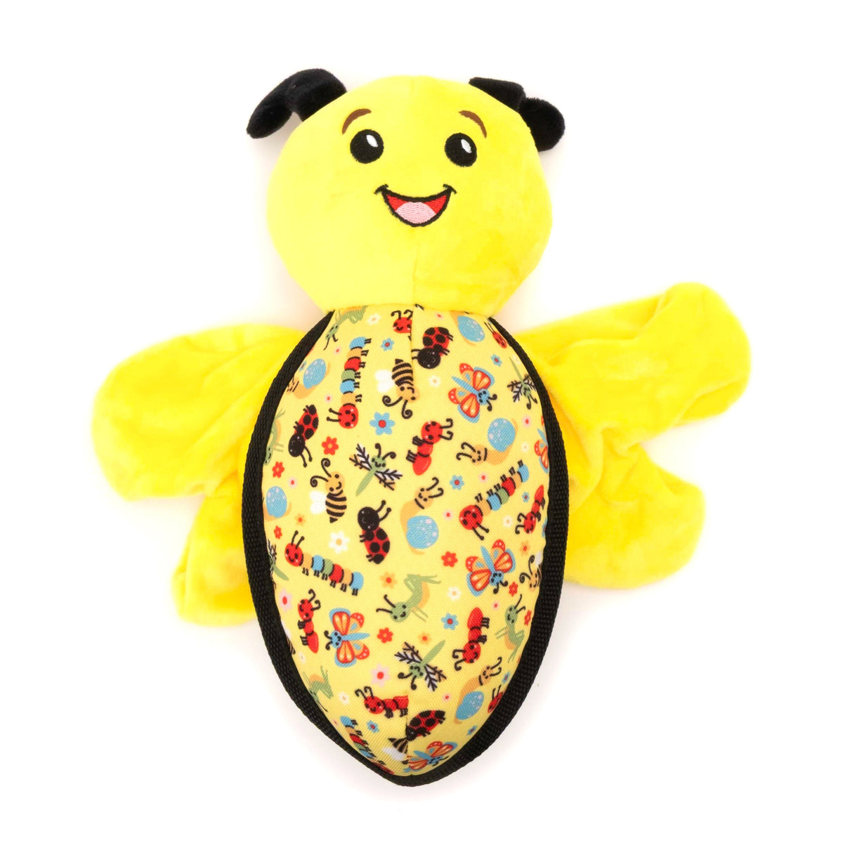 Buzzy Bee Dog Dog Toy – Yellow, Size One Size