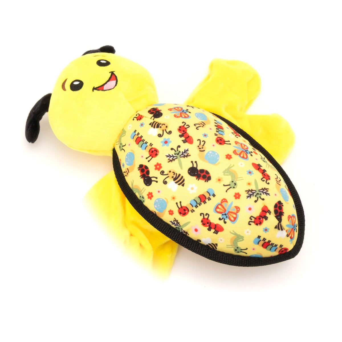 Buzzy Bee Dog Dog Toy – Yellow, Size One Size