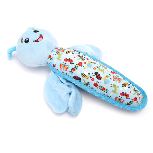 Dragon Fly Dog Dog Toy – Blue, Size One Size