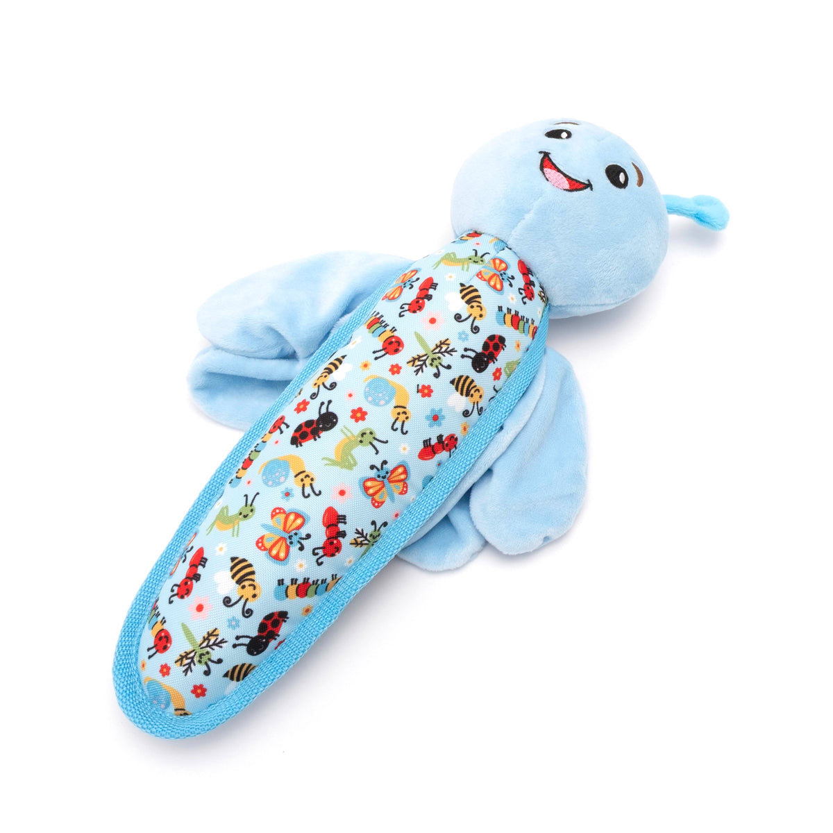 Dragon Fly Dog Dog Toy – Blue, Size One Size