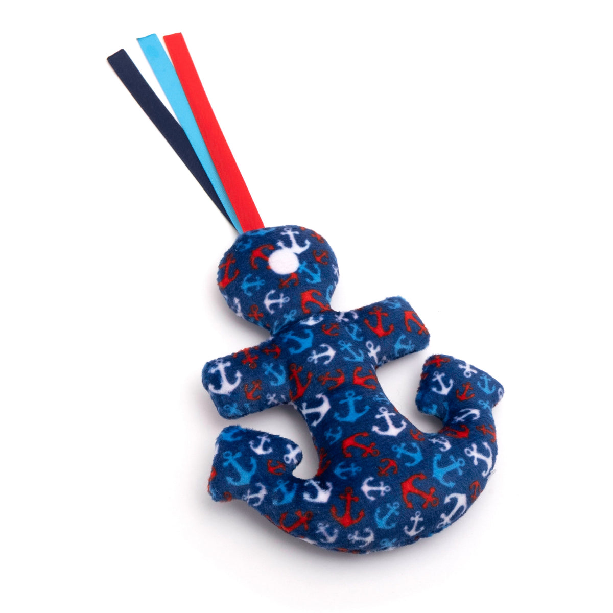 Anchors Away Cat Cat Toy – Navy, Size One Size