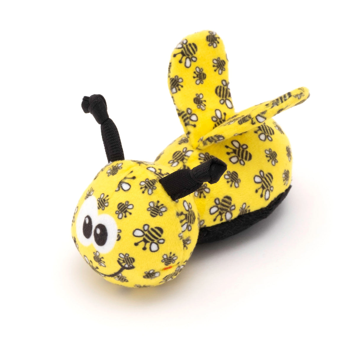 Yellow Bee Catnip Cat Toy, yellow, main product view