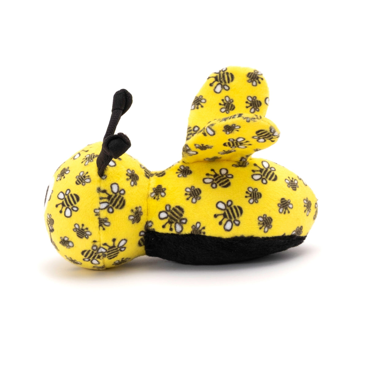 Yellow Bee Catnip Cat Toy, yellow, product view 3