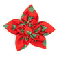 Shimmering Spruce Dog Flower – Polyester, Red, Sizes S, L