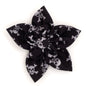 Skull & Crossbones Dog Flower – Polyester, Black, Sizes S, L