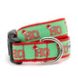 Santa's Cheer Dog Dog Collar – Green, Sizes XS–XL