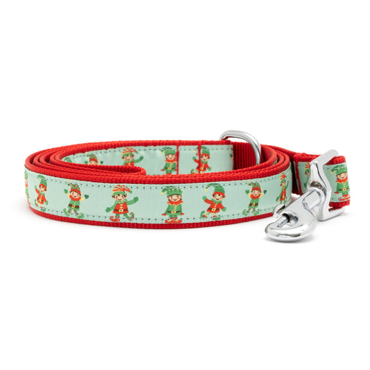 Santa's Lil' Elfer Dog Leash – Green, Sizes S, L