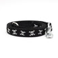 Skull & Crossbones Dog Leash – Black, Sizes S, L