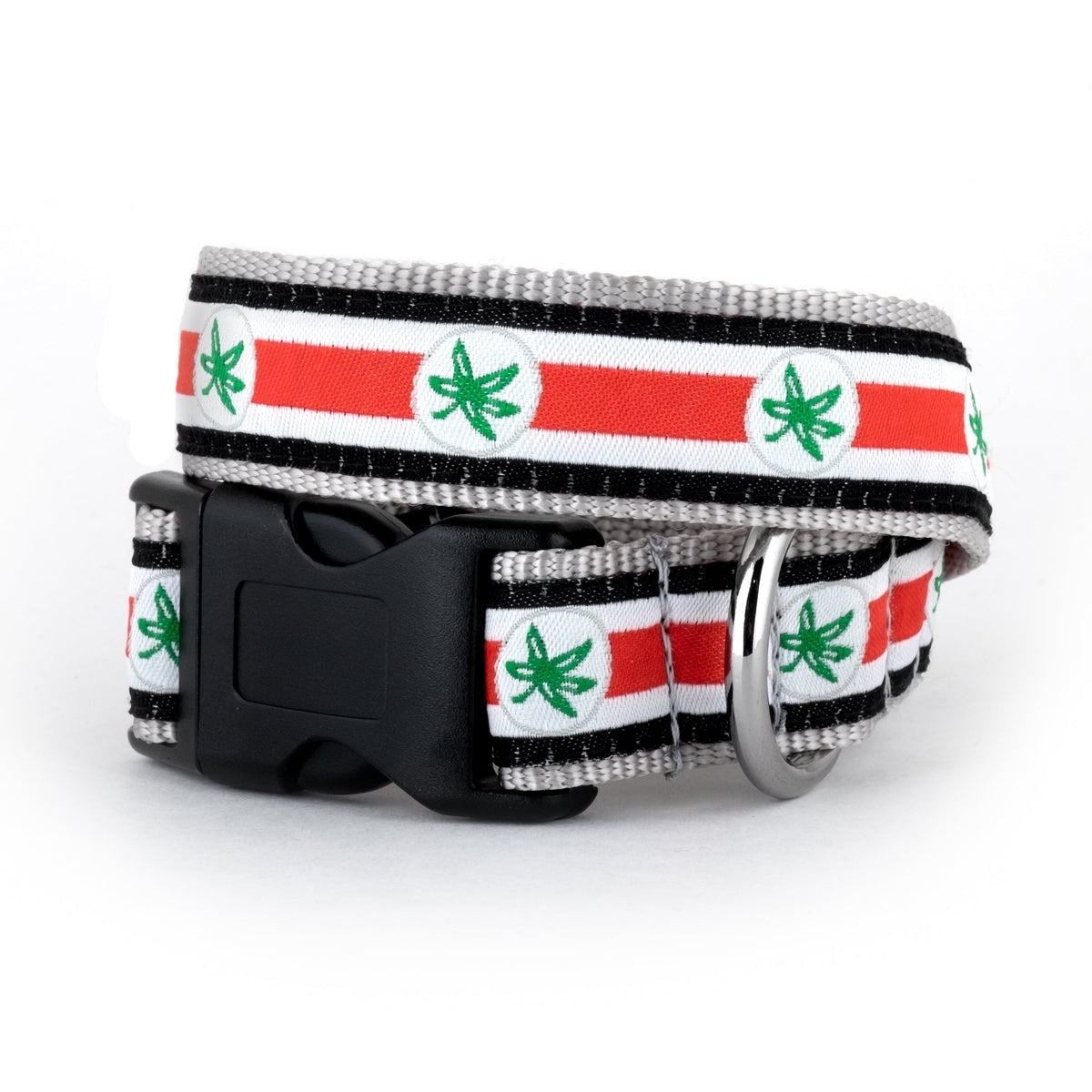 Ohio State Helmet Decal Dog Collar – Multicolored, Sizes S–L