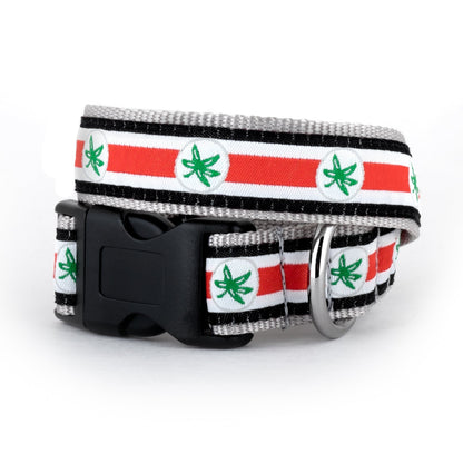 Ohio State Helmet Decal Dog Collar – Multicolored, Sizes S–L