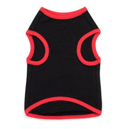 Ohio State I Drool Scarlet & Gray Tank Dog Tank Top – Cotton, Black, Sizes XS–XXL