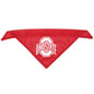 Ohio State Mesh Dog Slide-On Bandana – Polyester, Scarlet, Sizes S, L