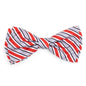 Ohio State Helmet Stripe Dog Bow Tie – Polyester, Gray, Sizes S, L