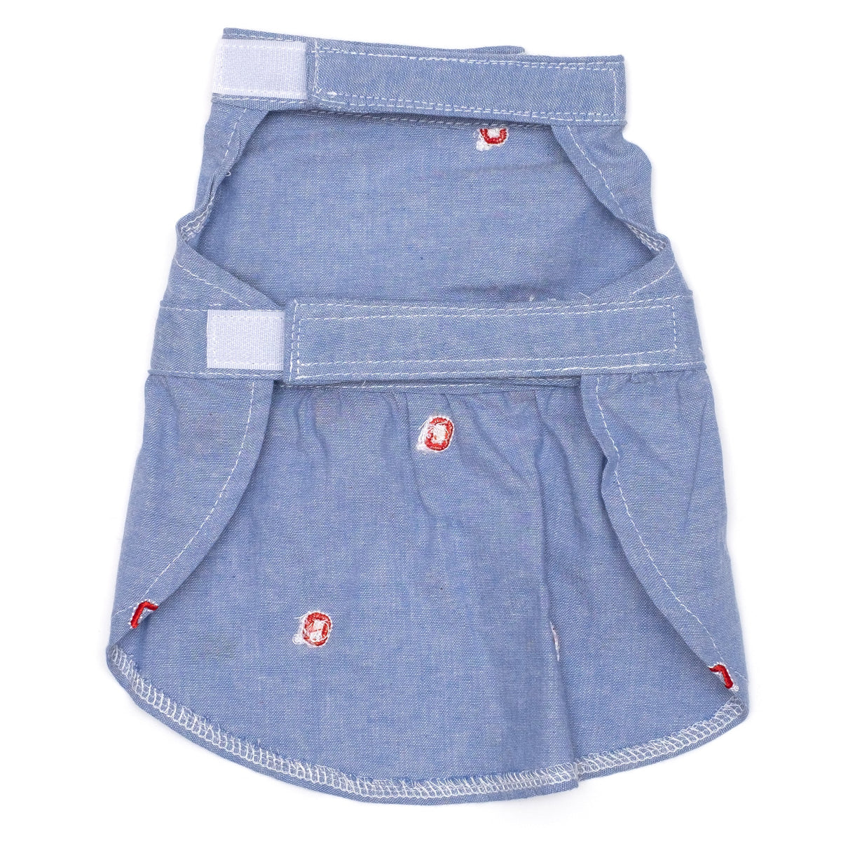Ohio State Chambray Block O Dog Dress – Cotton, Blue, Sizes XS–XXL