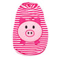 Wilbur Pig Dog Tank Top – Cotton, Pink/White, Sizes XS–XXL
