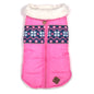 Aspen Dog Puffer Jacket, pink, main product view