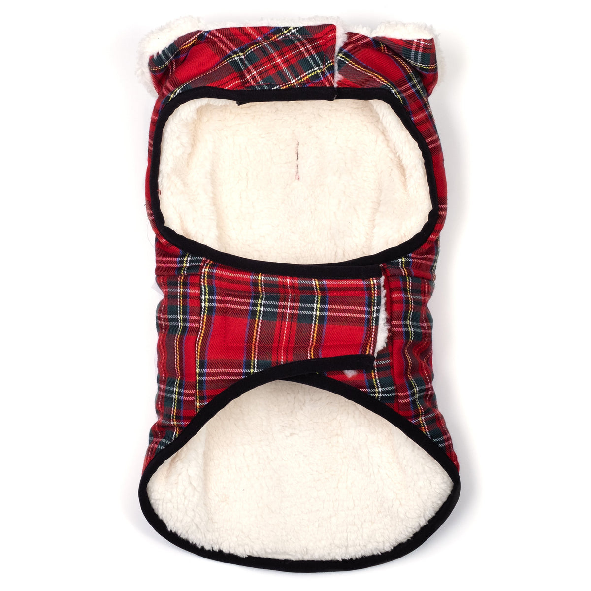 Red Tartan Dog Jacket, red, product view 2