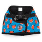 Foxy Sidekick Dog Harness – Teal, Sizes XXS–XXL