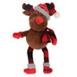 Buffalo Reindeer Dog Toy – Brown, Size One Size