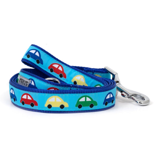Beep Beep Dog Leash – Blue, Sizes S, L