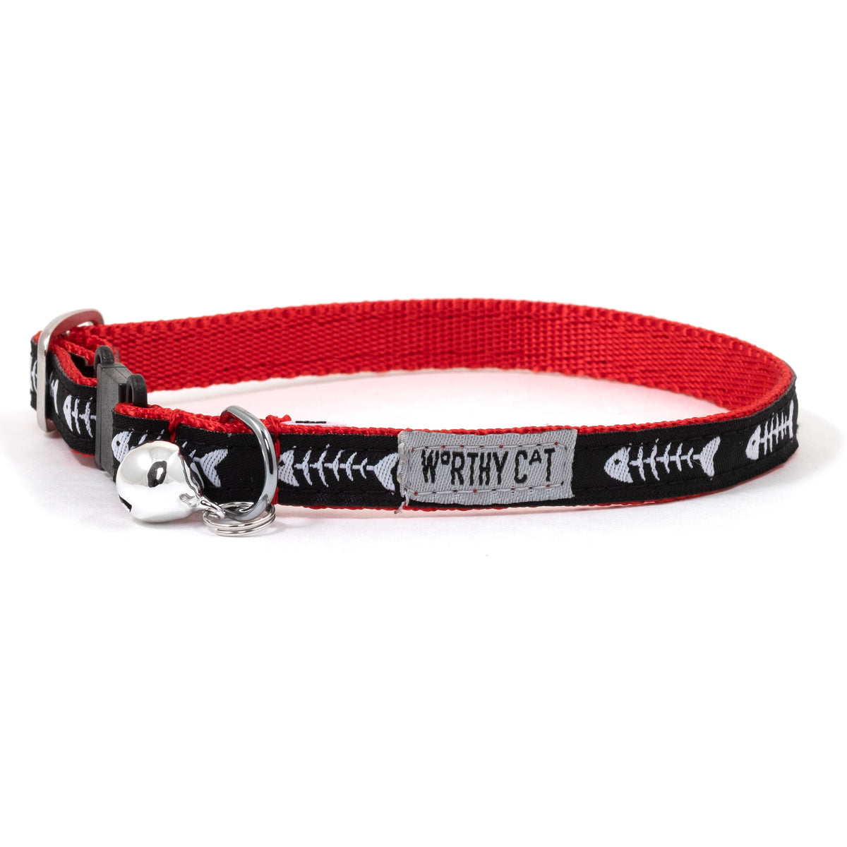 Dinner Cat Collar – Red, Size One Size